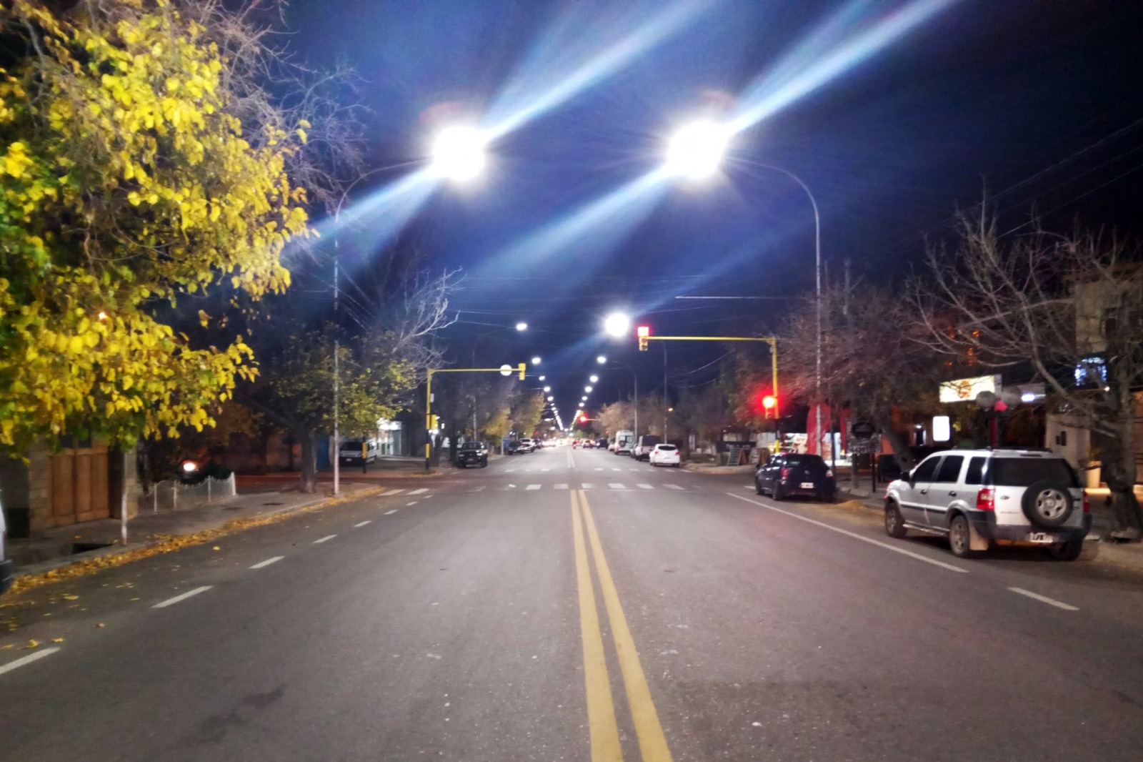 SE OPTIMIZÓ EL ALUMBRADO PÚBLICO LED EN LA AVENIDA BALLOFFET